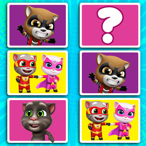 Talking Tom & Angela Match Up
