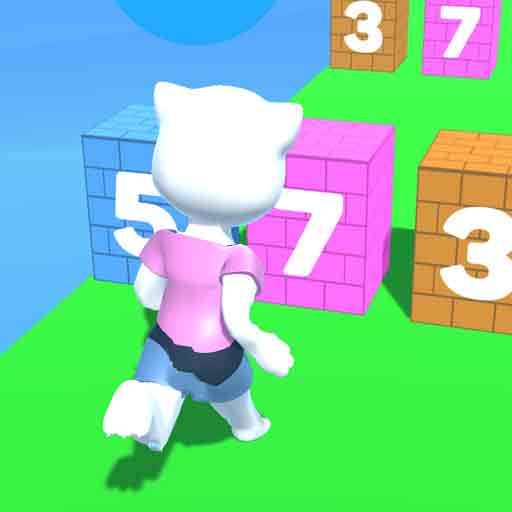 Cat Angela Running