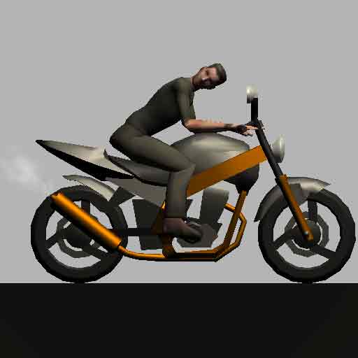 Ragdoll on Bike 2 Gravity Defied